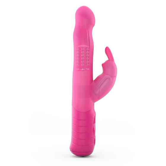 Вібратор-кролик Dorcel Baby Rabbit Magenta 2.0 з перлинним масажем і головкою, що обертається Sex Aura Київ
