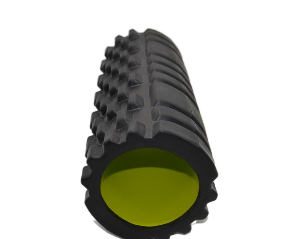 Масажний ролик (роллер) PowerPlay 4025 Massage Roller Чорно-зелений (33x15см.) Кам'янське - фото 5