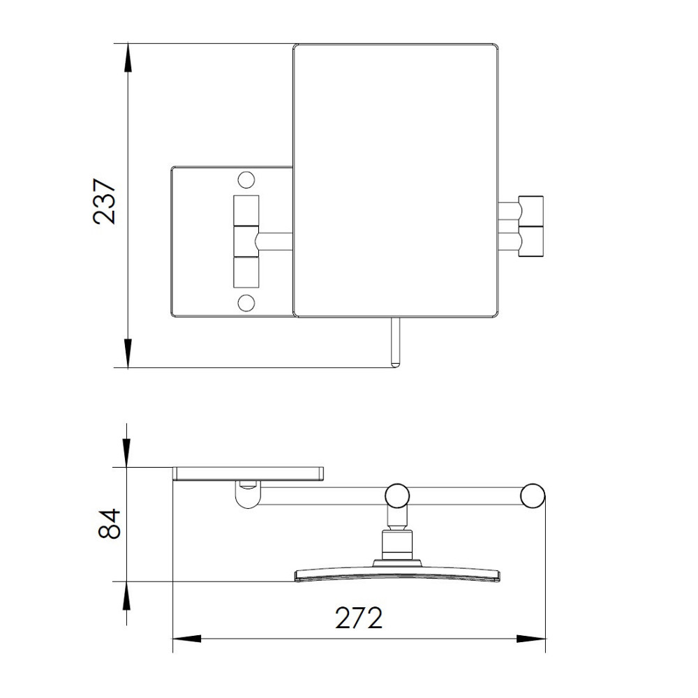 Дзеркало косметичне IMPRESE cromo підвісне 182222 Київ - фото 5