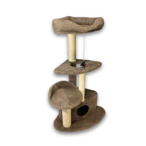 Дряпка Природа Містечко для котів кутова 55х56х117 см Київ