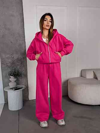 Женский теплый костюм с широкими штанами Одесса