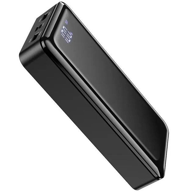 Універсальна мобільна батарея Borofone BJ8 Extreme 30000mAh 2хUSB (Чорний) Вінниця - фото 5