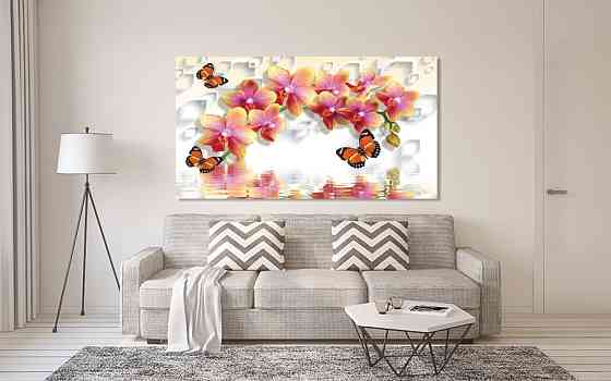 Картина холст в гостиную / спальню   Орхідея   MLP_349 80x120 см Киев