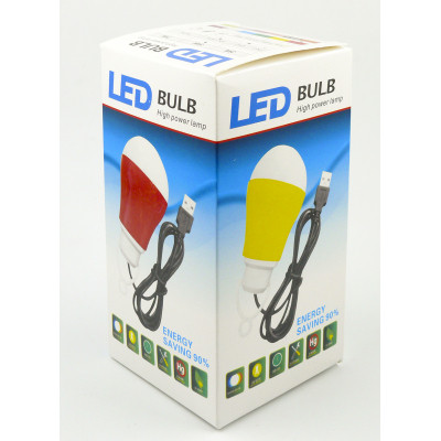 Світильник Dengos LED-BULB-5V5W-RED Вінниця - фото 1