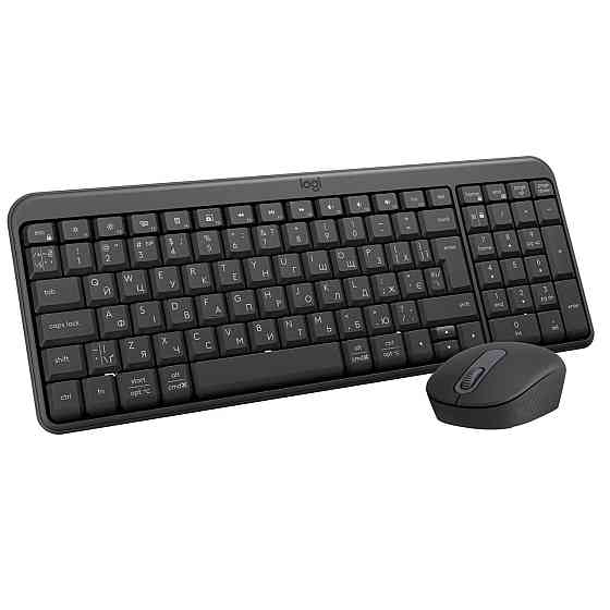 Комплект (клавіатура, миша) бездротовий Logitech MK250 Graphite (920-013823) ( Сірий ) Харьков