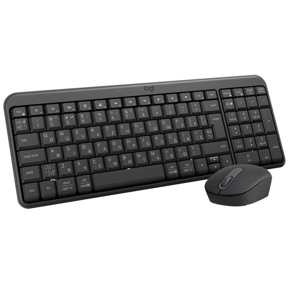 Комплект (клавіатура, миша) бездротовий Logitech MK250 Graphite (920-013823) ( Сірий ) Харків - фото 1