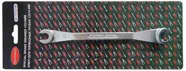 Ключ розрізний для гальмівних трубок вигнутий на 45° 12x14мм, в блістере Одеса