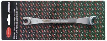 Ключ разрезной для тормозных трубок с изгибом 45° 12x14мм, в блистере ROCKFORCE RF-7511214B Одесса - изображение 1