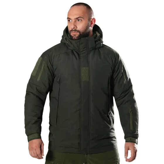 Тактическая мужская зимняя куртка Defender 7 level (Темно-оливковая) 3XL Винница