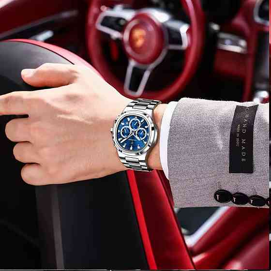 Часы мужские наручные Poedagar RiverWood Серебристый Киев