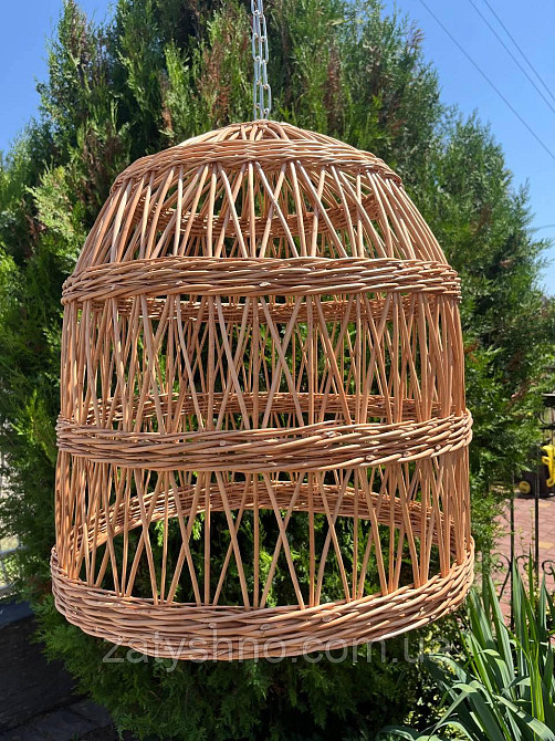 Люстра плетеная красивая кофейная Киев - изображение 8