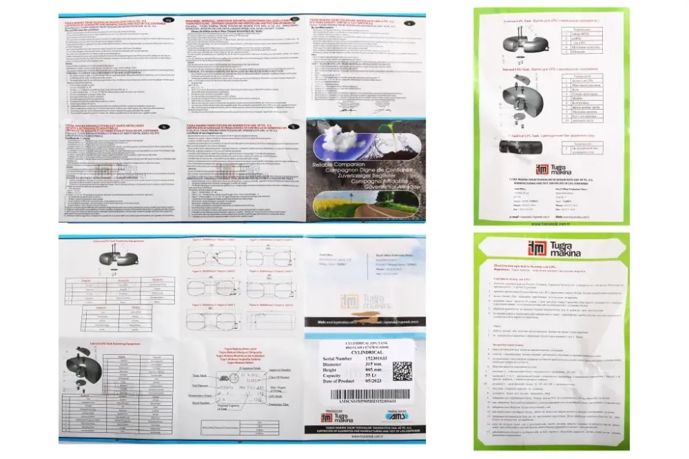 Балон ГБО циліндричний D315*L805м 55л Tugra Makina Вінниця - фото 5