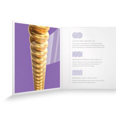 Струны для гитары D'Addario XS 80/20 Bronze Custom Light (11-52) (XSABR1152) Винница - изображение 4