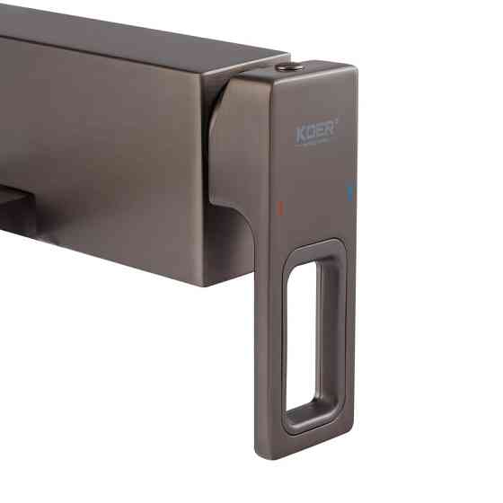 Змішувач для ванни з коротким виливом KOER KB-41009-07 (Колір графіт) (KR5986)   ( 25983 ) Харків