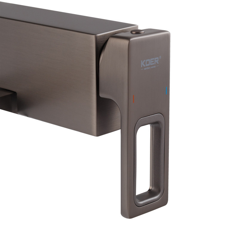 Змішувач для ванни з коротким виливом KOER KB-41009-07 (Колір графіт) (KR5986)   ( 25983 ) Харків - фото 5