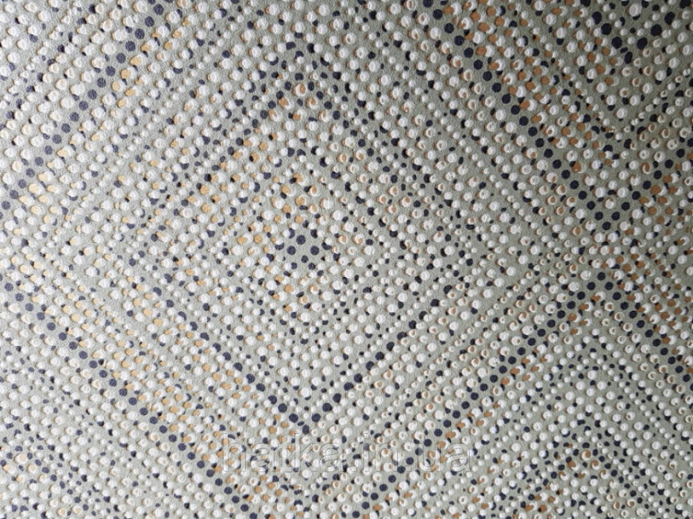 Обои виниловые на флизелине Marburg 82164 Giulia геометрия ромб квадрат полосы точки 3д зеленые беж золото Киев - изображение 2