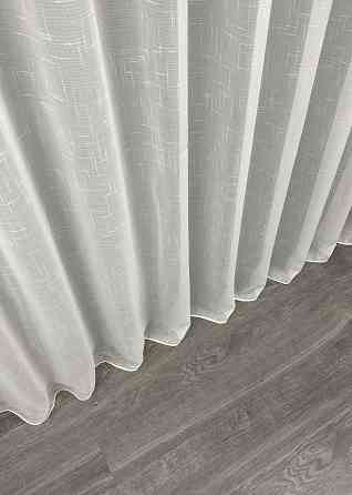 Тюль лён, цвет бежевый 876т Киев