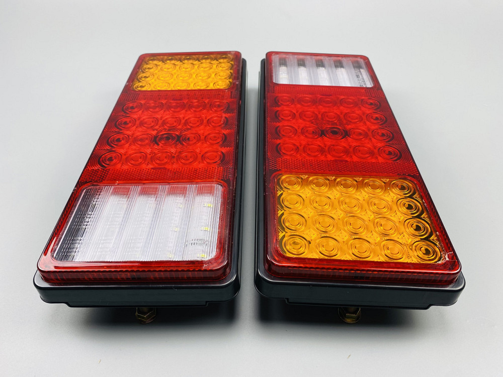 Універсальний задній ліхтар світлодіодний для вантажівки LED фара задня 55 LED chip комбінований Мукачево - фото 9