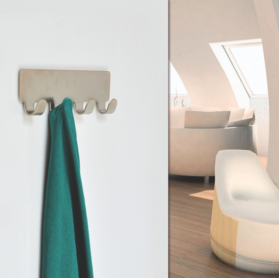 Планка з 4ма гачками 16 см самоклейка Вінниця - фото 3