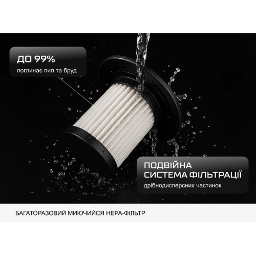 Пилосос VOIN VL-330 138 Вт для вологого та сухого прибирання з сумкою Харків - фото 5