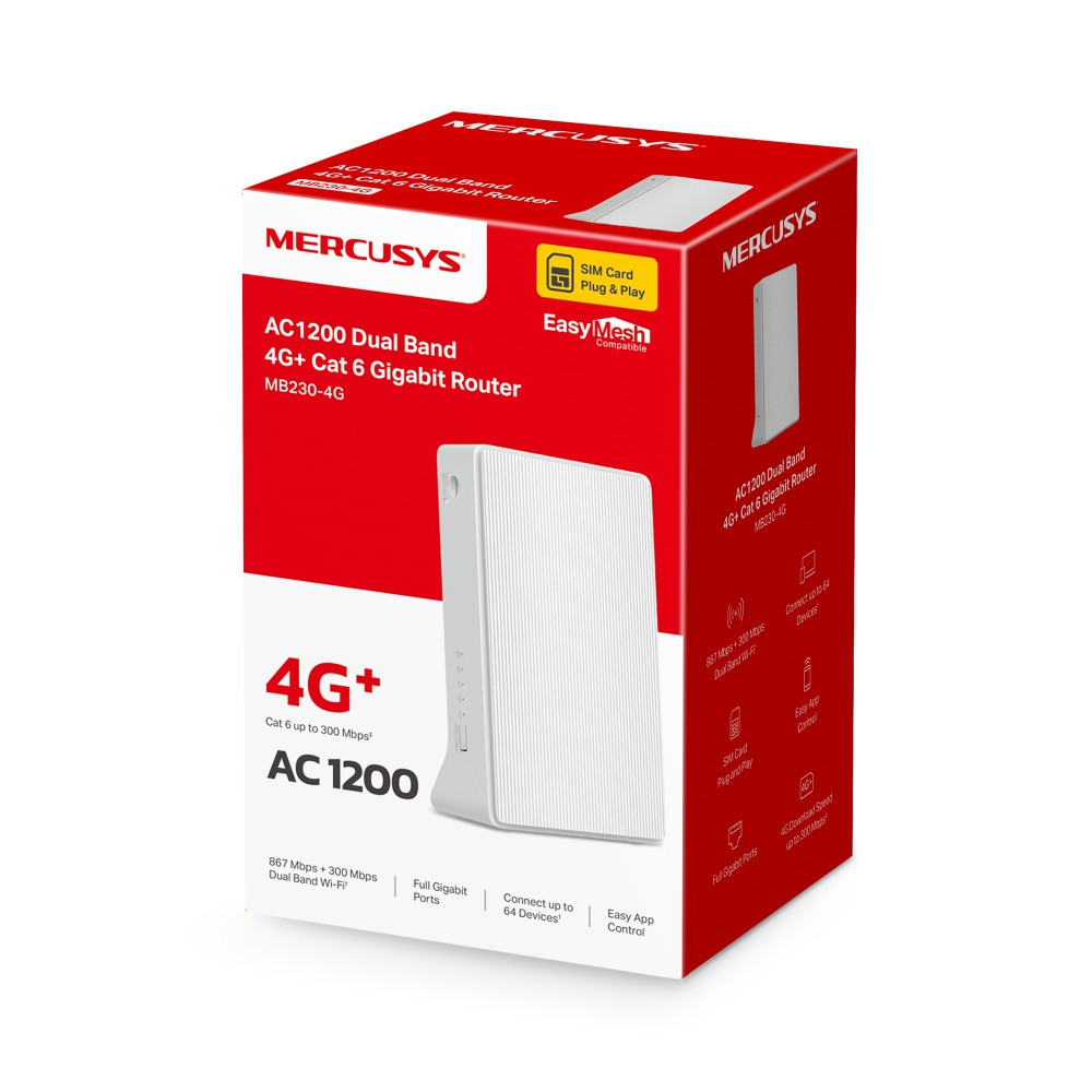 Бездротовий маршрутизатор Mercusys MB230-4G ( 18326 ) Харьков - изображение 2
