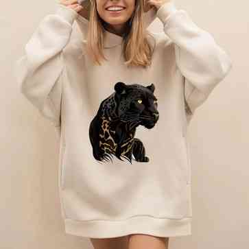 Термонаклейка на одяг жіноча Пантера Київ