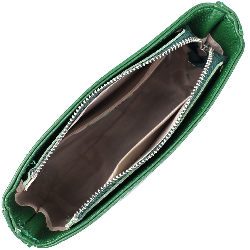 Женская кожаная сумка на каждый день Vintage 22913 Зеленый Киев - изображение 7