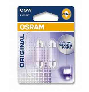 Показні лампа розжарювання OSRAM 6423-02B C5W 36 mm 24 V SV8.5-8 10X2 Blister Харків