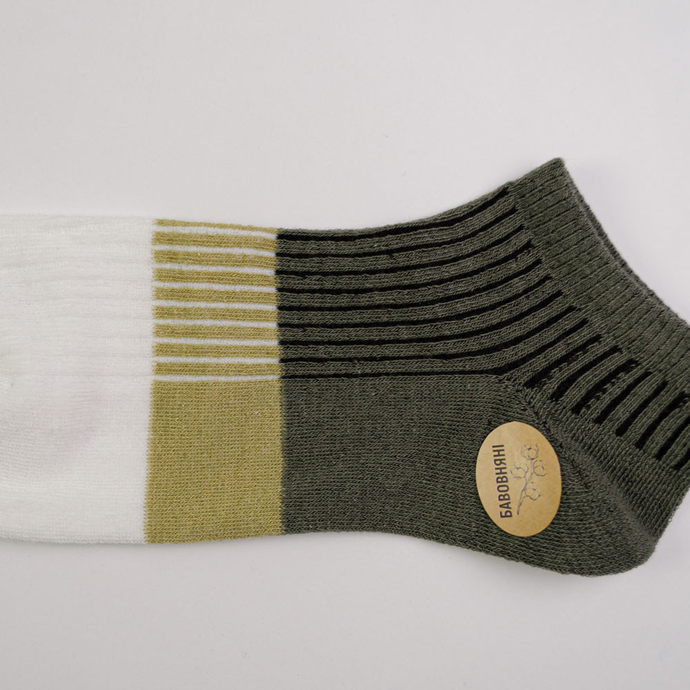 Набор носков мужских хлопковых 10 пар Youstar 055 Низкие 41-47 Различные цвета Сумы - изображение 10