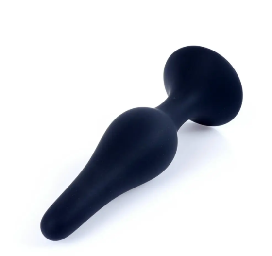 Анальный плаг Silicone Plug Black - Large Sex Aura Киев