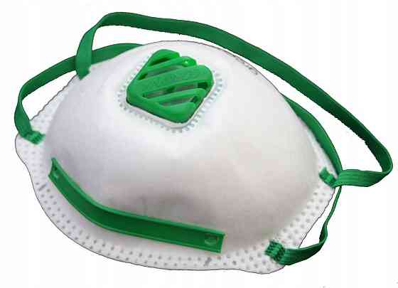 Респіратор маска C0014 з клапаном FFP2 зелений RICHMANN Коломия