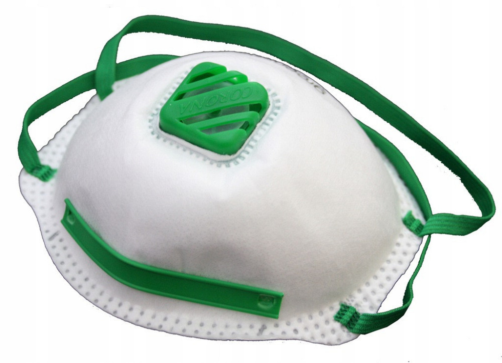 Респіратор маска C0014 з клапаном FFP2 зелений RICHMANN Коломия - фото 1