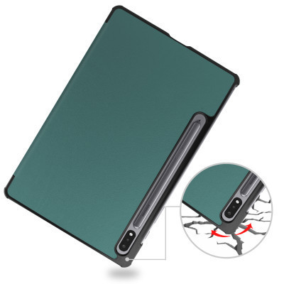 Чохол до планшета BeCover Smart Case Samsung Tab S9 Plus (SM-X810/SM-X816)/S9 FE Plus (SM-X610/SM-X616) 12.4&quot; Dark Green (710323) Вінниця - фото 6