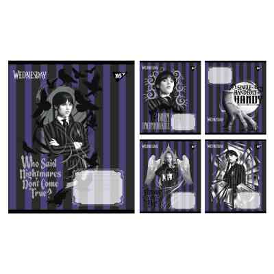 Тетрадь Yes Wednesday Таинственные уроки А5 24 листа линия (768274) Винница