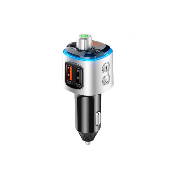 Автомобільний FM-трансміттер Aspiring Wave 1 LED/Bluetooth/MicroSD/DSP/QC3.0 (86ASTR21PB1) Киев - изображение 1
