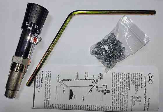 Механический регулятор тяги Regulus RT4P для твердотопливного котла Киев