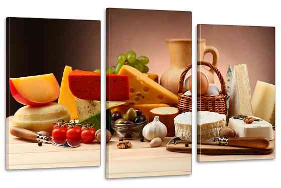 Модульная картина в гостиную / спальню  Сирне меню  Art-659_3 Киев