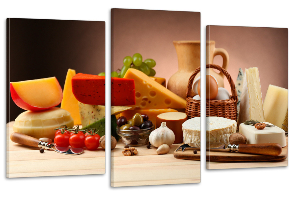 Модульная картина в гостиную / спальню  Сирне меню  Art-659_3 Киев - изображение 1