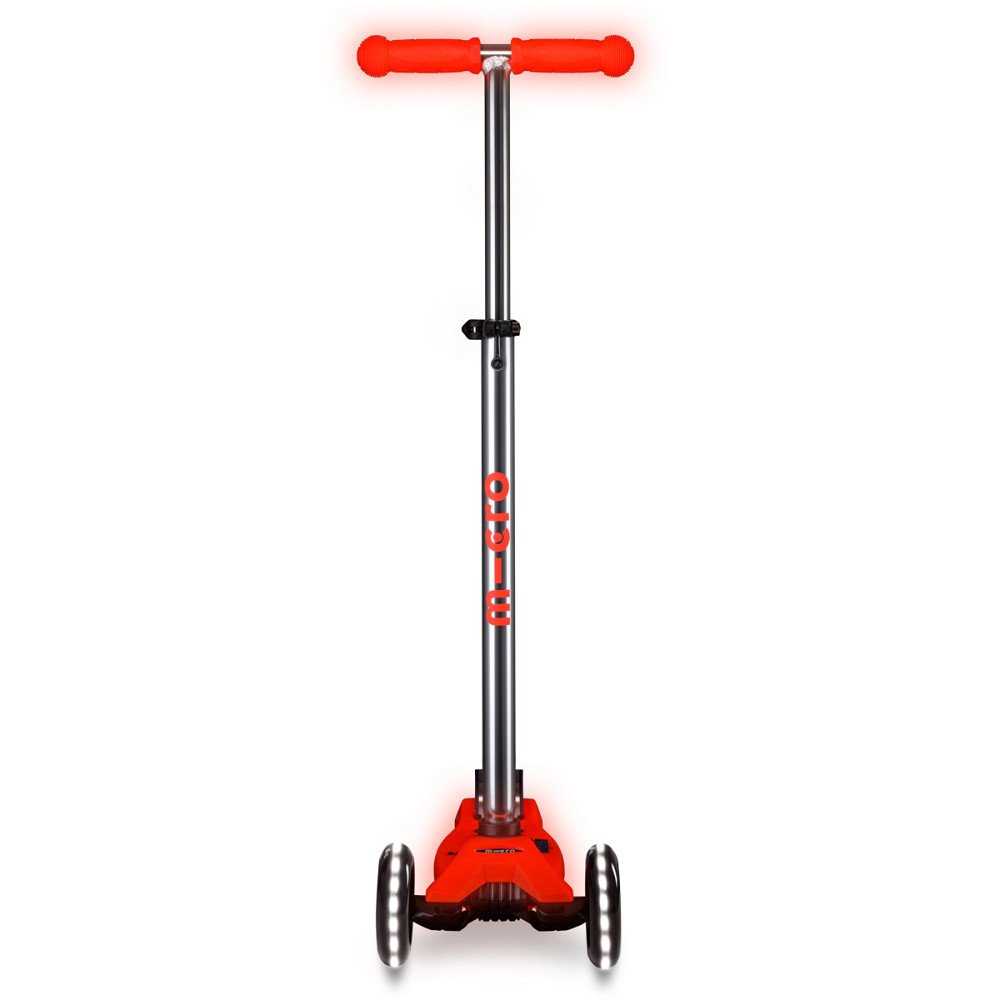 Самокат Micro серії Maxi Deluxe Glow LED – Червона аура Дніпро - фото 6