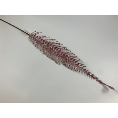 Декоративная ветвь YES! Fun Перо Папоротника 100 см, розовое золото, глиттер (974589) Винница - изображение 1