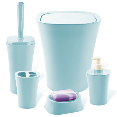 Набор для ванной комнаты Planet Household Papillon 5 предметів голубой (6888) Винница - изображение 1