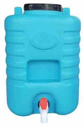 Рукомийник  пластиковий 10л бак для води з краном для дачі Дніпро