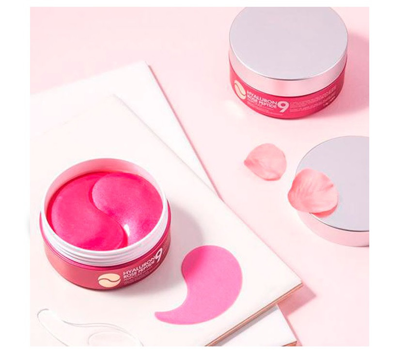 Гидрогелевые патчи с экстрактом розы и пептидами Hyaluron Rose Peptide 9 Ampoule Eye Patch Medi-Peel 60 шт Киев - изображение 3