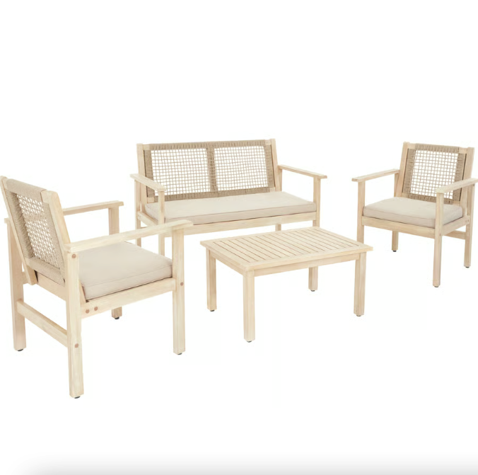 Комплект садових меблів Di Volio Marata бежевий Київ - фото 1