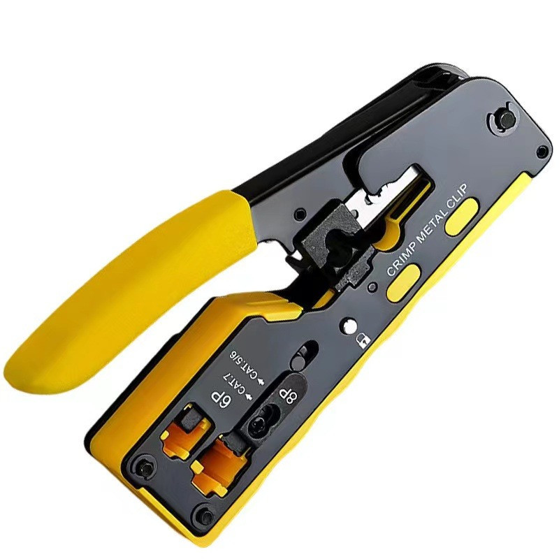 Кримпер інструмент для обтиску і мережевих кабелів зачищення контактів RJ45/RJ12 з функцією різання (6P/8P) CAT5/6 / CAT 7 Кам'янець-Подільський - фото 1
