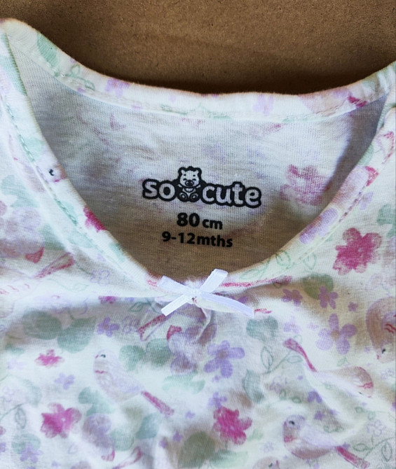 Боді на дівчинку Pepco, SO CUTE 80 р. Смела - изображение 3