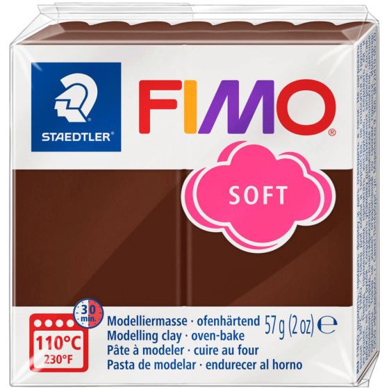 Пластика для біжутерії Soft Шоколадна 57г Fimo Київ