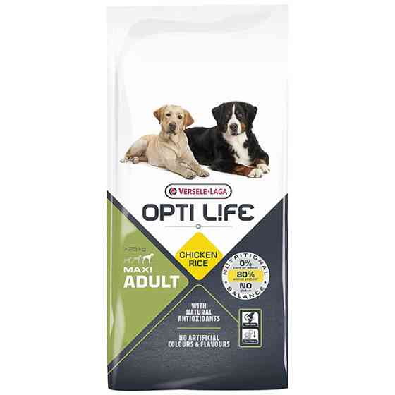 Opti Life Adult Maxi ОПТІ ЛАЙФ ДОРОСЛИЙ ВЕЛИКИХ сухий суперпреміум корм для собак великих порід Київ