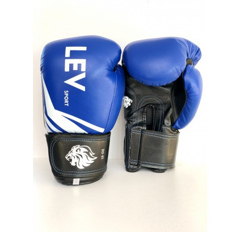 Перчатки боксерские LEV-SPORT (комби) 12 oz Вишнёвое - изображение 1