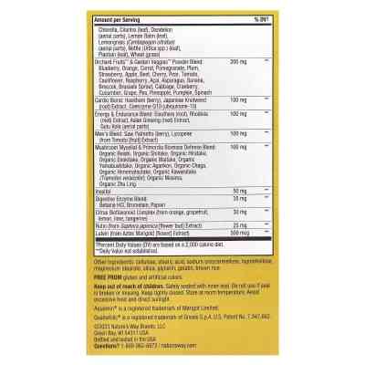 Мультивитамин Nature's Way Мультивитамины для мужчин, Alive! Max3 Potency, Men''s Multivitamin, 90 та (NWY-15542) Винница